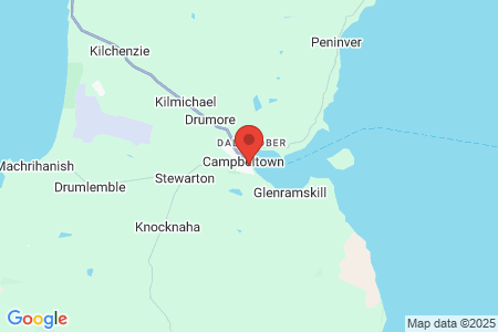Google map for <span lang="en-GB" dir="ltr">Nutrient Management Workshop – Campbeltown</span>