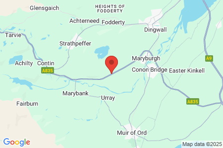 Google map for <span lang="en-GB" dir="ltr">Farm-Scale Renewables The What, The Why, The How – Dingwall</span>