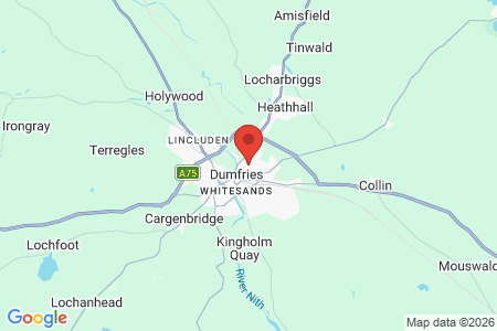 Google map for <span lang="en-GB" dir="ltr">Livestock Traceability Pop Up Stand – Dumfries</span>