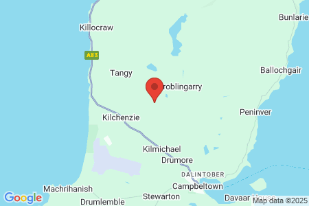 Google map for <span lang="en-GB" dir="ltr">Farm Wildlife Walks – Campbeltown</span>
