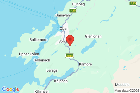 Google map for <span lang="en-GB" dir="ltr">Livestock Traceability Pop Up Stand – Oban</span>