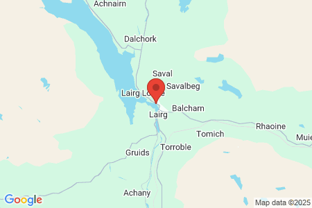 Google map for <span lang="en-GB" dir="ltr">Crofting Discussion Group Lairg – Fluke</span>