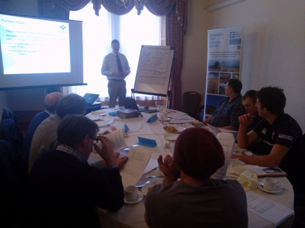 group of people in a meeting