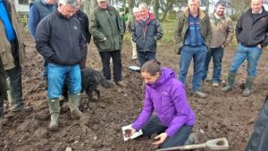 Discussing soil structure in a field