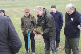 Drainage expert Seamus Donnelly discussing soil structure