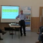 Alex Sinclair, guest speaker giving a presentation during the second meeting of the Aberdeenshire Soil & Nutrient Network