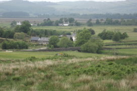 Landscape photo showing Dunadd, the host farm for the Argyll Soil & Nutrient Network