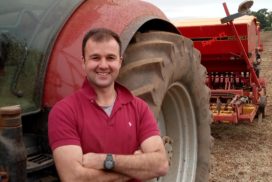 Niall Jeffrey, host farmer from Bielgrange, the East Lothian Soil & Nutrient Network host farm