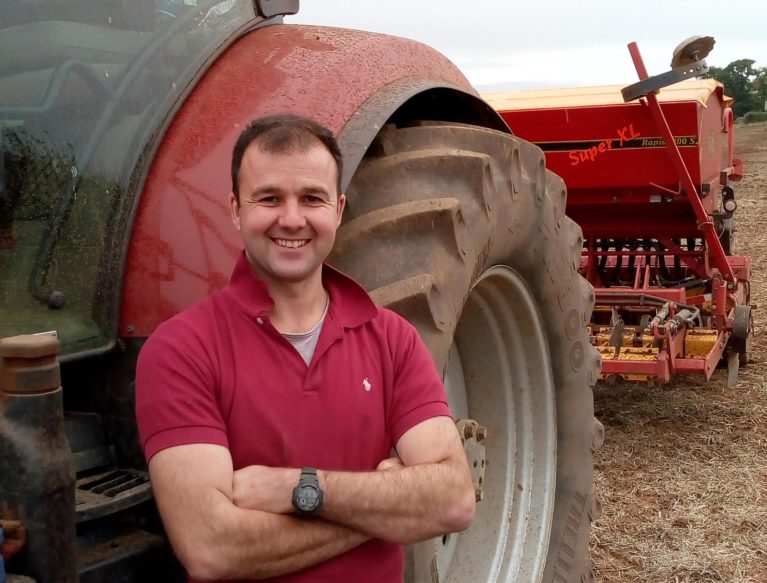 Niall Jeffrey, host farmer from Bielgrange, the East Lothian Soil & Nutrient Network host farm