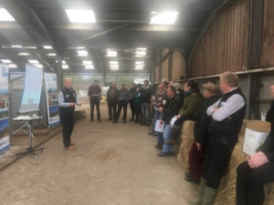 Jack Munro leading the Stirling Soil & Nutrient Network meeting