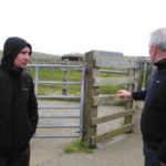 Dr Turner encouraged the crofters to look at the handling systems through the animals eyes 