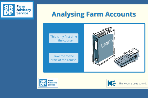 Analysing farm accounts