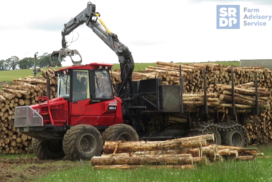 Accessing for harvesting with loader 750x499