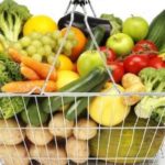 Wire basket-fruit-vegetables
