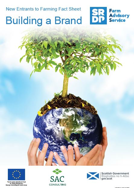 Front page of factsheet, tree growing out of the world, supported by multiple hands.