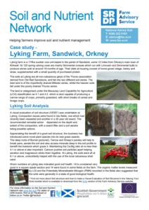 A photo of the cover page of the Lyking Farm Case Study.