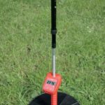 Plate meter measuring grass