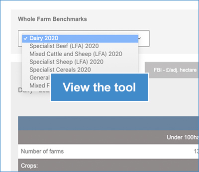 Wholefarm Benchmarks 2020 data