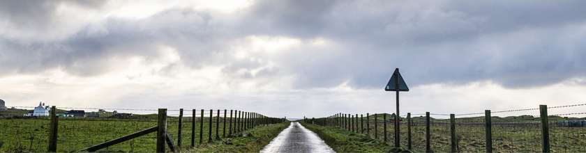 Thin Banner - Farm Roan_Small A quiet country road on Tiree