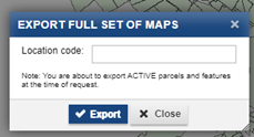 Export full set of maps Export full set of maps