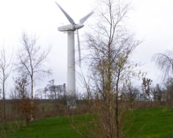 Wind Turbine in field