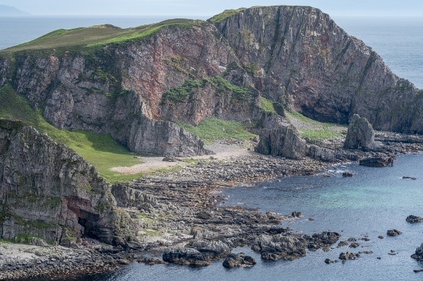 Cliff habitat: The Oa, Islay © H Bibby