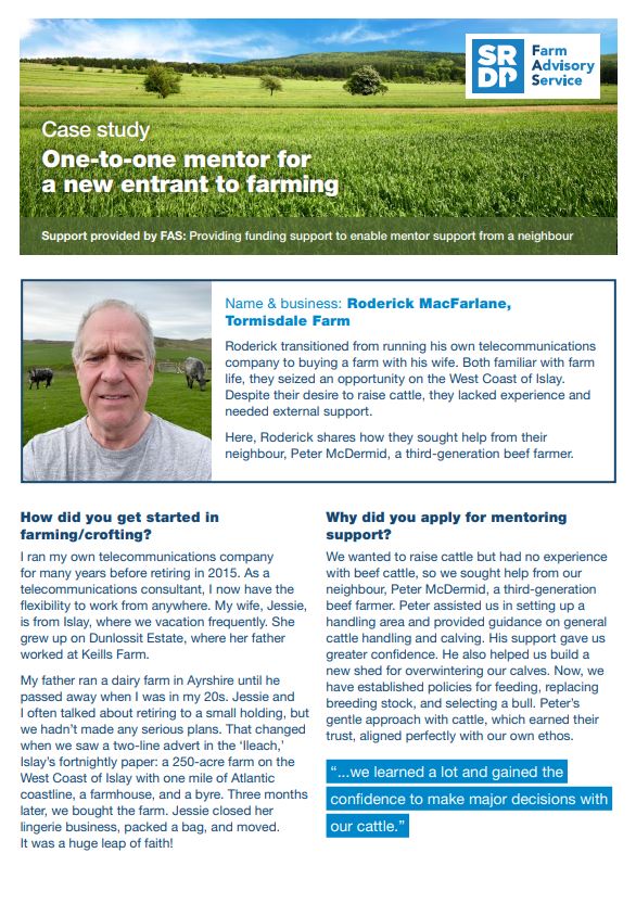 Roderick MacFarlane Case Study