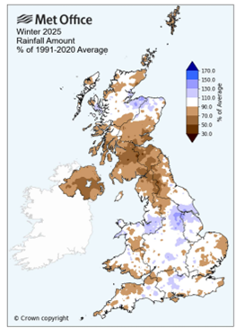 Met Office Dry Conditions 2025 2