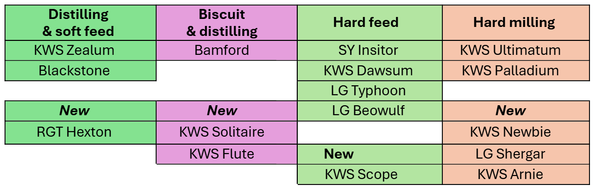 Winter Wheat Varieites Top Picks 2025