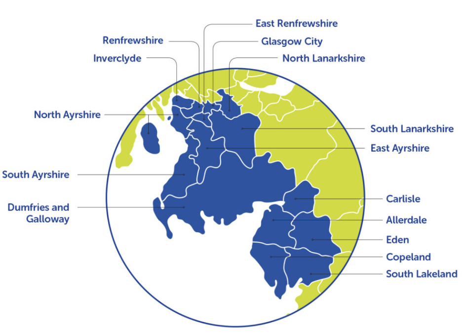 digital dairy chain map