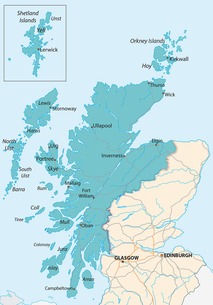 Crofting Counties of Scotland